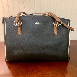 Coach Christie Carryall w/Contrasting Trim- RARE Color Combo